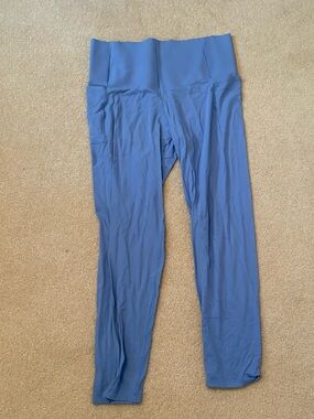 Aerie Real Me Xtra 7/8 length Periwinkle High-Waist Leggings